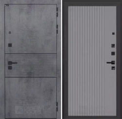 Входная металлическая дверь Лабиринт INFINITY (ИНФИНИТИ) Бетон темный / 29 Грей рельеф софт