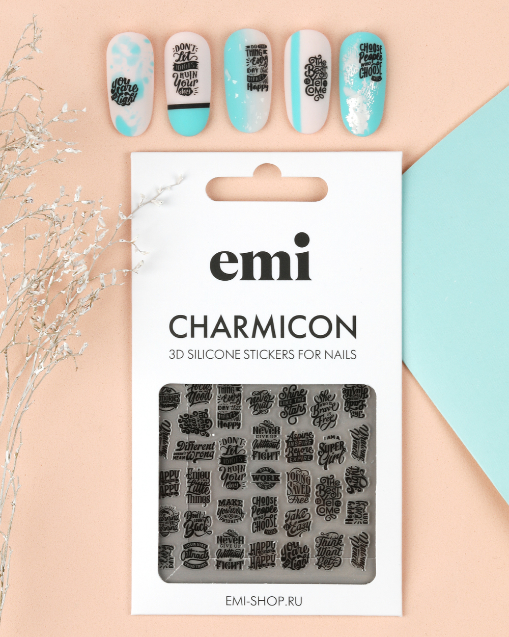 Charmicon 3D Silicone Stickers №230 Уличный стиль