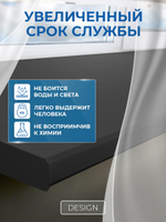 Подоконник пластиковый Дизайн Антрацит