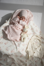 Комплект на выписку "Сакура" с песочником, Розовый