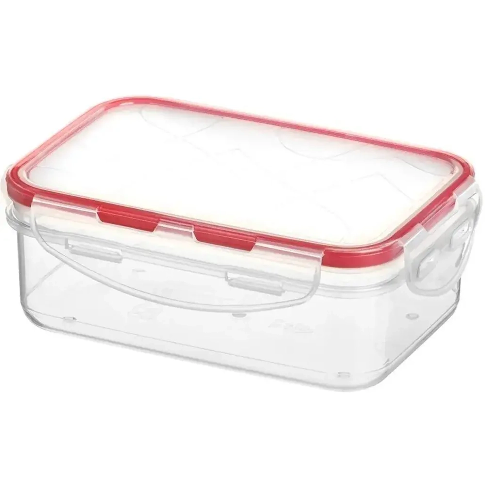 Контейнер для продуктов «Modena» прямоугольный 1л с защелками (бесцветный)