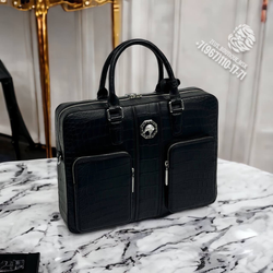 Портфель Stefano Ricci из кожи крокодила