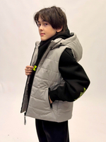 Жилет демисезонный мембрана для мальчика 13-18 лет Милашка Сьюзи