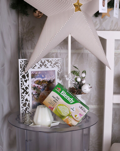 Пудровый чай Матча Латте 3 в 1 BLENDY (матча+сливки+сахар),10 пак