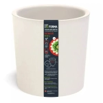 Горшок для цветов с дренажной вставкой Genius 12,2л (d266, h263мм) (молочный)