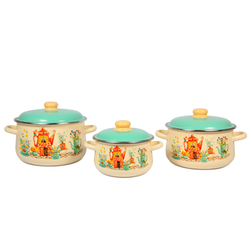 Набор эмаль 3пр.№408 конич. "Чайный домик" 2/4/5,5л СЭ