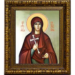 Севастиана Агеева-Зуева преподобномученица. Икона на холсте.