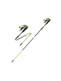 Палки треккинговые Naturehike Sunsia 3-EXT, карбон, 5-секционные, 115-135 см, ярко-зеленые, 2 шт