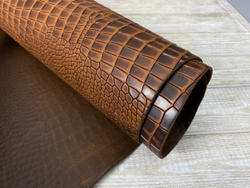 Тусон цв. Коньячный / Tucson Cognac, толщ. 3,5+ мм, ременная кожа