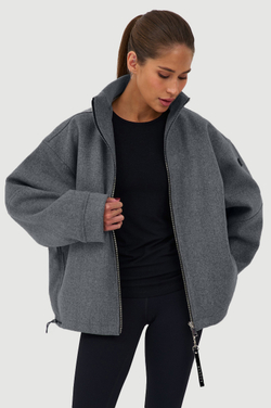 Пальто Crop Penhaligon Dark Grey