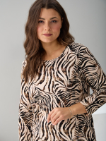 Лонгслив ЛНв-306/песочный-акварельзебра