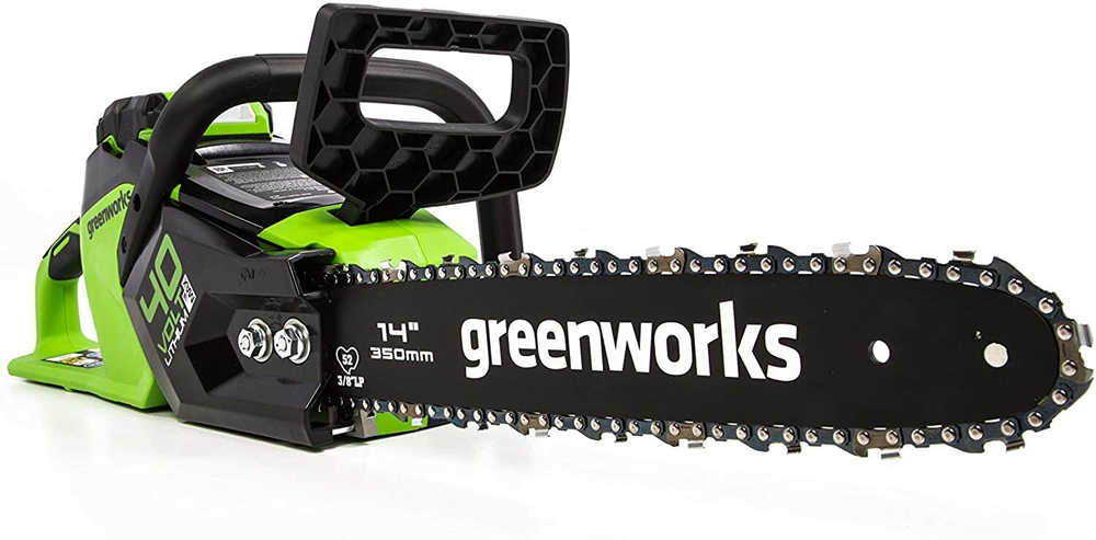 Цепная пила аккумуляторная GreenWorks GD40CS15, 40V, 35 см, бесщеточная, 1,5 КВТ, без АКБ и ЗУ (2005707)