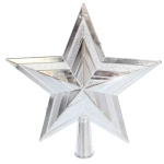 Звезда на елку «Мерцание» 22*27 см, Серебро
