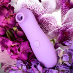 Сиреневый вакуум-волновой стимулятор клитора 12,5см ToyFa Flovetta Lilac 457709