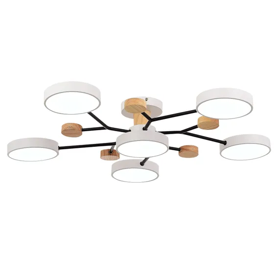SLE6006-502-06 Светильник потолочный Белый/Белый LED 6*12W 3000K/4500K/6000K FAEMA