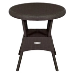 Стол круглый RATTAN Ola Dom коричневый 700х720мм