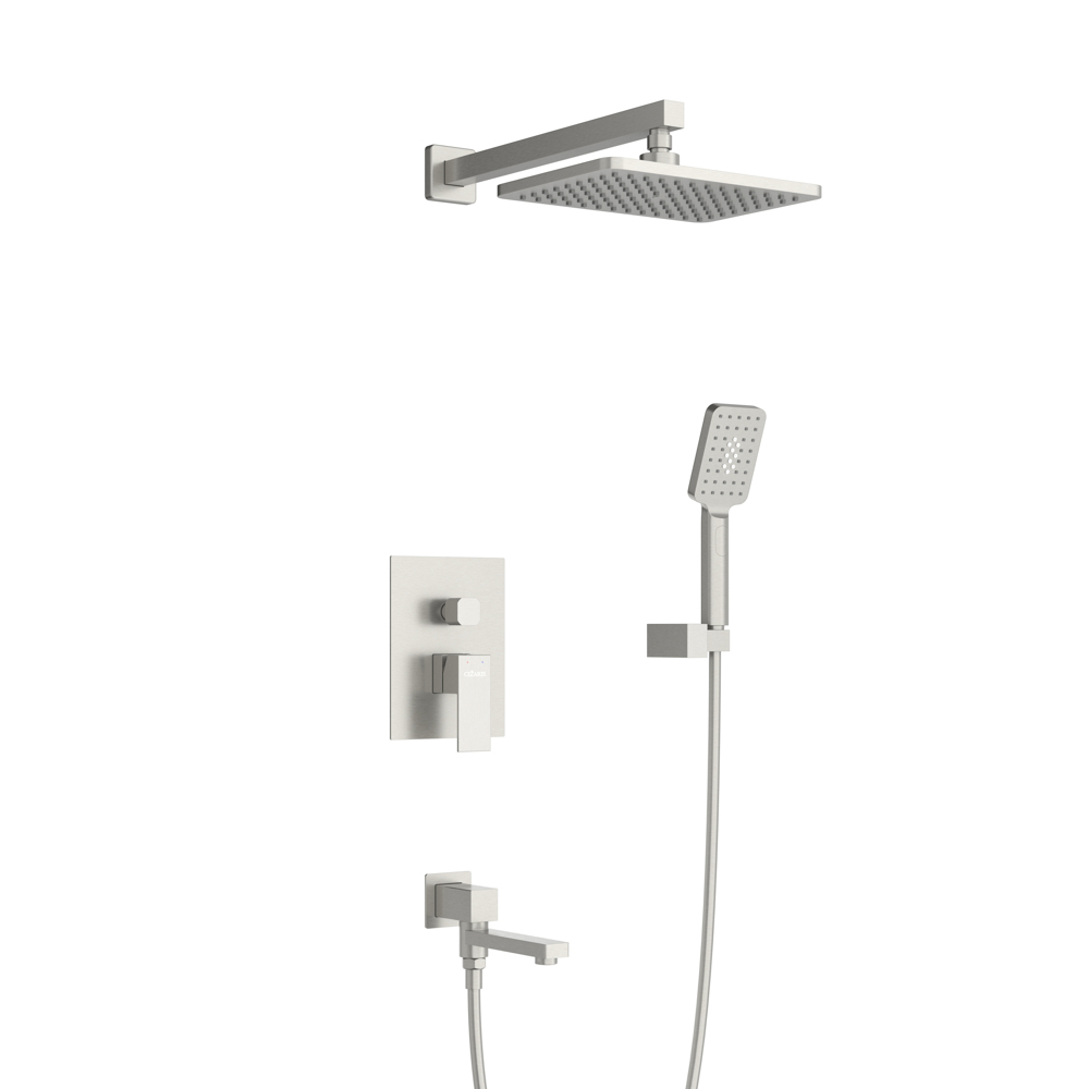 Душевой набор встроенного монтажа с поворотным изливом Cezares SLIDER-VDSET-IN