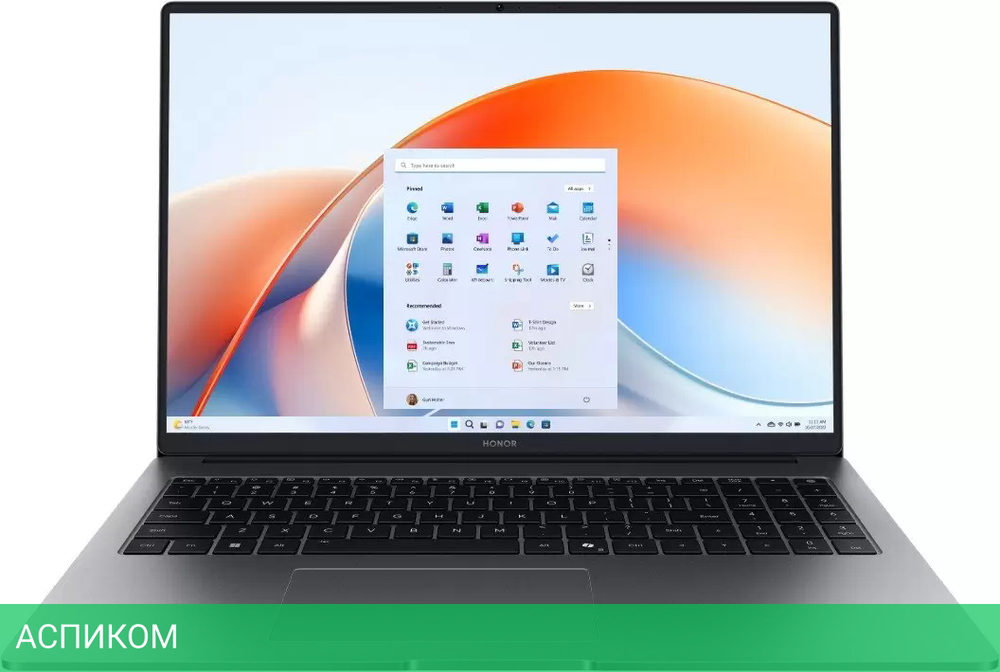 Ноутбук HONOR MagicBook X16 Plus 2025 BRB-X 5301AMBC