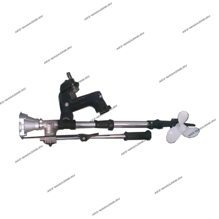 Насадка для того,чтобы из двигателя косы (33 см3 ,43 см3 ,52см3 , 62 см3) сделать лодочный мотор