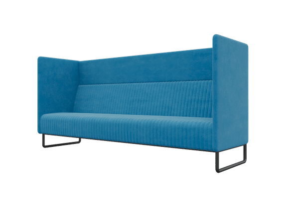 Bronks Диван трехместный BROS-3 Forward 785/Металл Черный 2100*760*1180