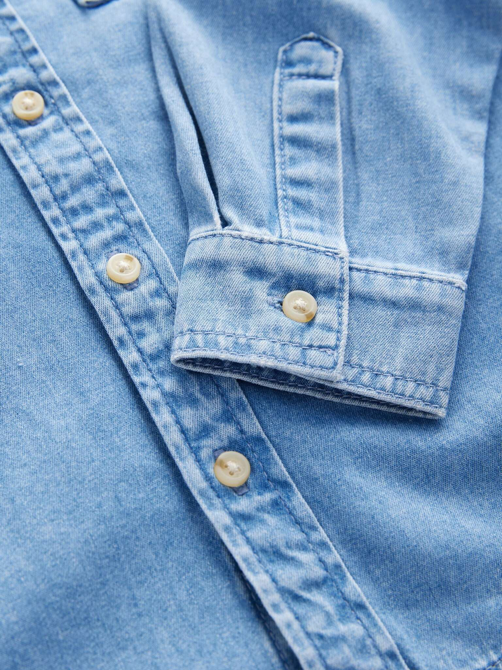 Рубашка джинсовая для мальчика Next E31-740, Синий