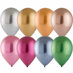 Шар латексный Сатин Хром 13 см (Ассорти)