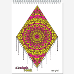 Блокнот-скетчбук SKETCHBOOK 160 формат А4 40 листов на металлическом гребне