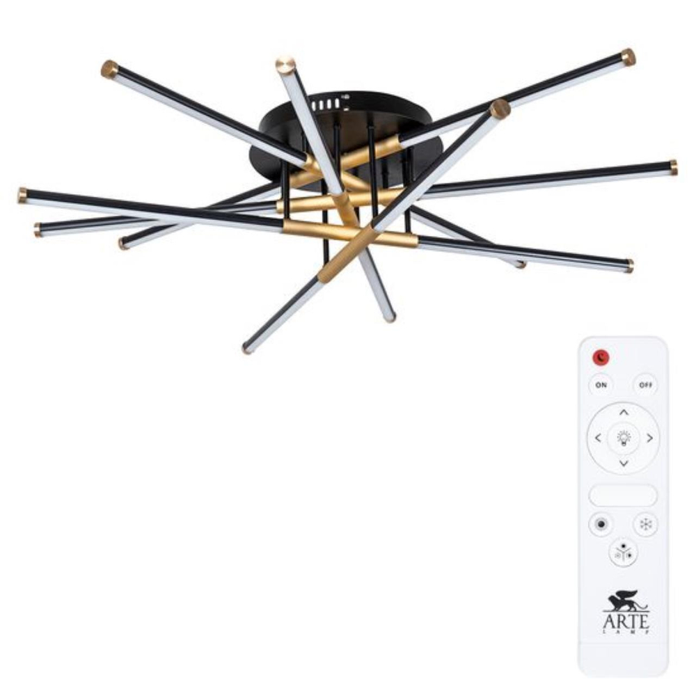 Потолочная светодиодная люстра Arte Lamp FERNANDO A2199PL-6BK