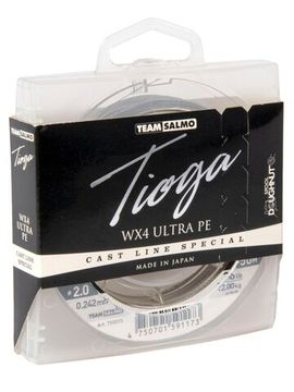 Леска плетёная Team Salmo TIOGA Silver Grey 150/024