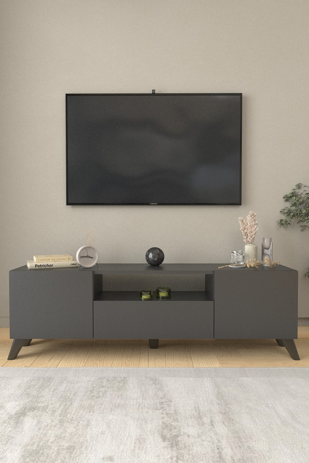 Декоративная тумба TV - антрацит