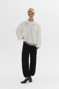 Брюки тонкие трикотажные с шерстью