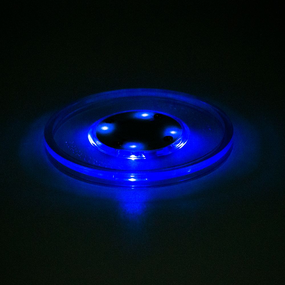 Шайба для аэрохоккея LED "Atomic Top Shelf" (прозрачная, синий светодиод) D76 mm
