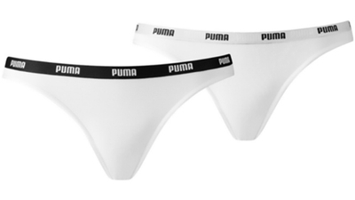 Спортивные трусы Puma Women Bikini 2P Hang - White