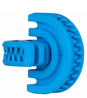 Mr.Kranch Игрушка для собак Головоломка дентальная 8х8,5 см синяя с ароматом курицы