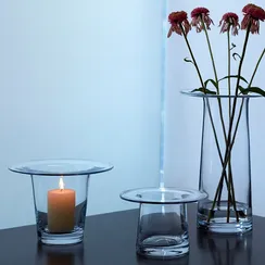 Ваза victoria, 36 см, прозрачная