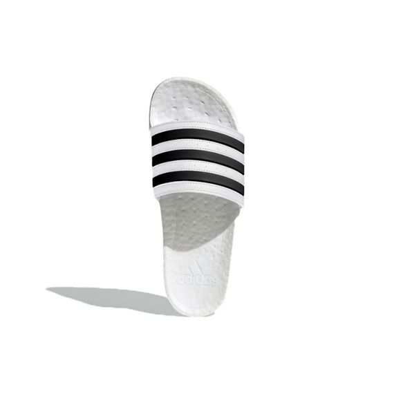 Adidas Adilette Boost Slides 'White Black Stripes'