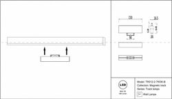 Накладной светильник Maytoni BASIS TR012-2-7W3K-B