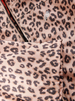 Плащ водонепроницаемый с флисовой подкладкой для девочки Next E25-226, Коричневый, Бежевый, Розовый