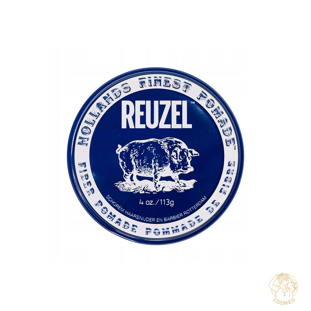 Reuzel Fiber Pomade темно-синяя паста Pig