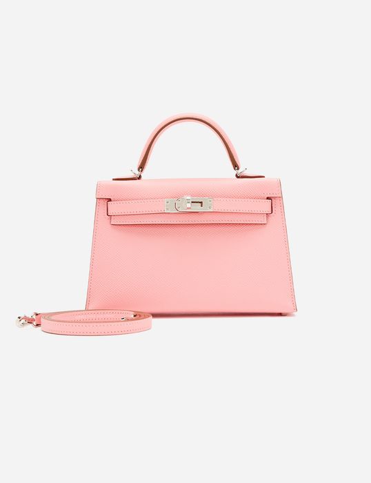 Сумка Hermes Epsom Mini Kelly 20 Palladium Hardware 