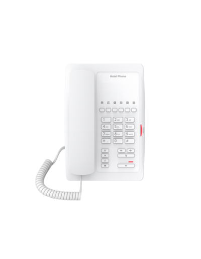 Fanvil Гостиничный IP телефон белый, 2 порта 10/100 Мбит, PoE, сменные панели логотипов, без дисплея,wi-fi