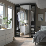 Шкаф - PAX / AULI  IKEA/ ПАКС / АУЛИ ИКЕА, 236х150  см, черный