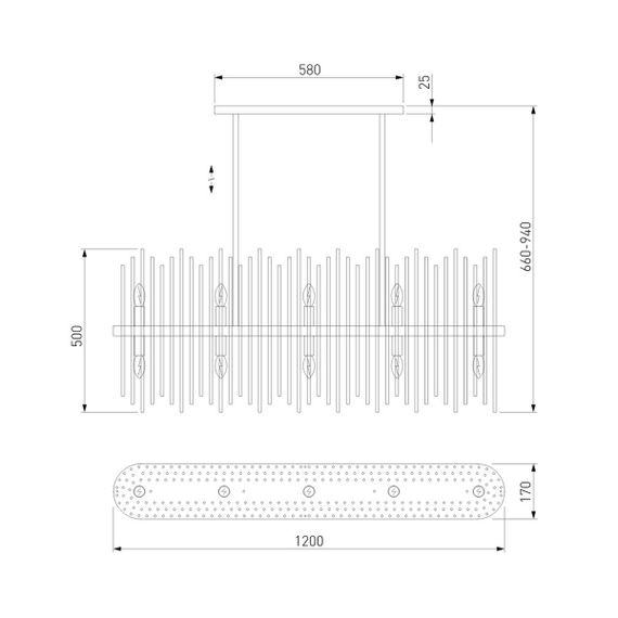 Подвесная люстра Bogates Allure 486/10 Smart