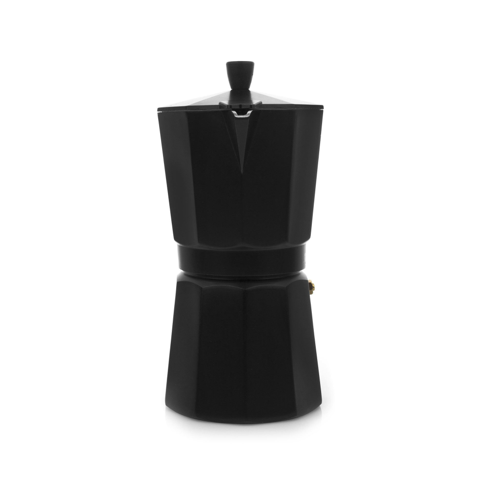 Кофеварка гейзерная Ibili Bahia Black 12 чашек Испания дизайн