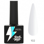 RockNail Гель-лак Basic 102 Ultra White (Ультра белый), 10мл
