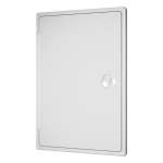 Лючок вентиляционный пластик, 150х150 мм, с ручкой-задвижкой, бел, Эра, ЛТ1515П