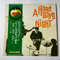 Винтажная виниловая пластинка LP The Beatles A Hard Days Night (Japan 1974) (Obi) Any Time At All