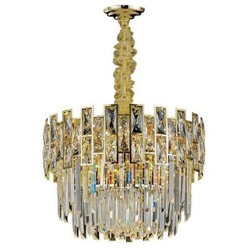 Люстра подвесная OML-81703-12 золото Sangineto Omnilux