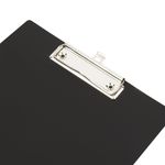 Планшет с зажимом Стамм, ПВХ, 1000мкм, черный