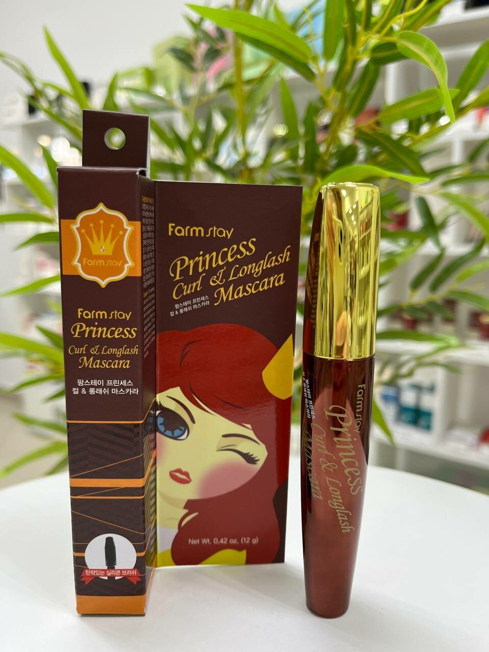 Farm Stay Princess Curl & Longlash Mascara - Тушь с эффектом длины и объёма 12гр.